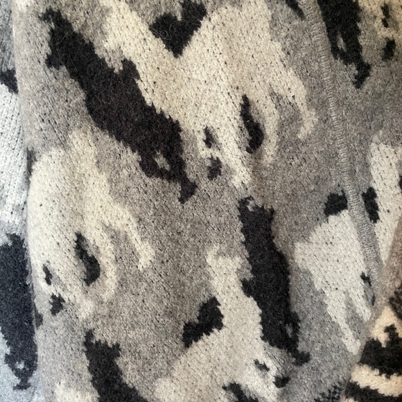 Anthropologie Akemi + Kin Llama Knit Wool Blend Cardigan (M) - Picture 3 of 7